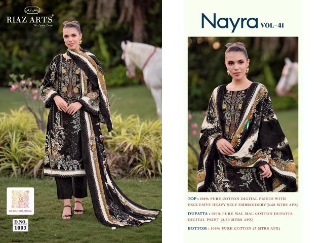 Riaz Arts Nayra vol 41 catalog retail surat dress material online shopping