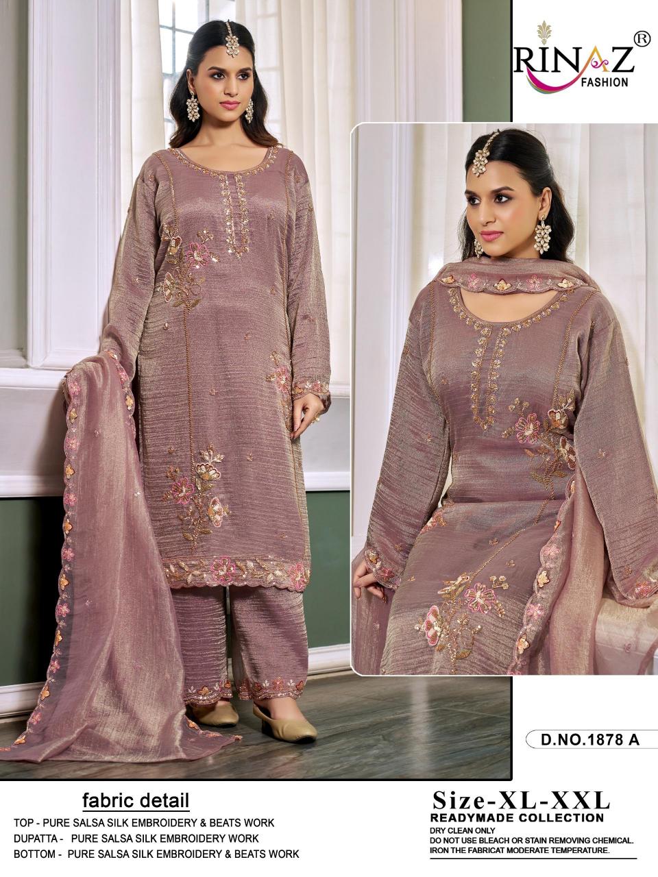 Rinaz R1878 catalog wholesale pakistani suits online india