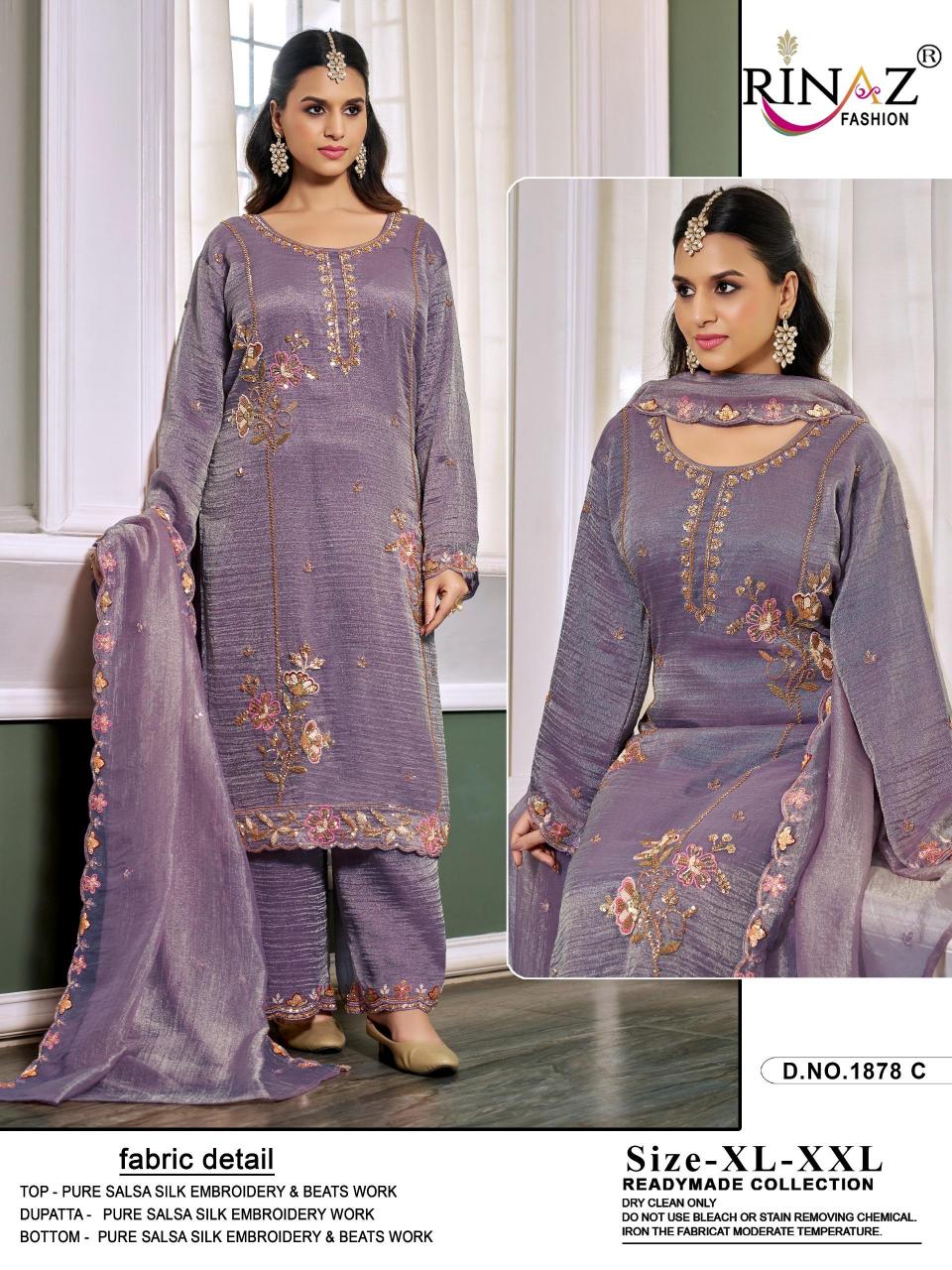 Rinaz R1878 catalog wholesale pakistani suits online india