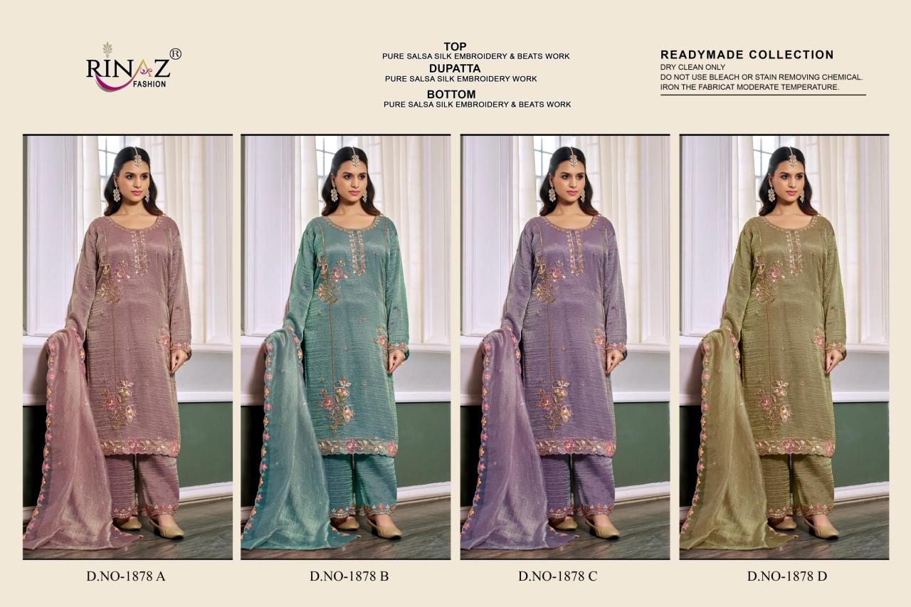 Rinaz R1878 catalog wholesale pakistani suits online india