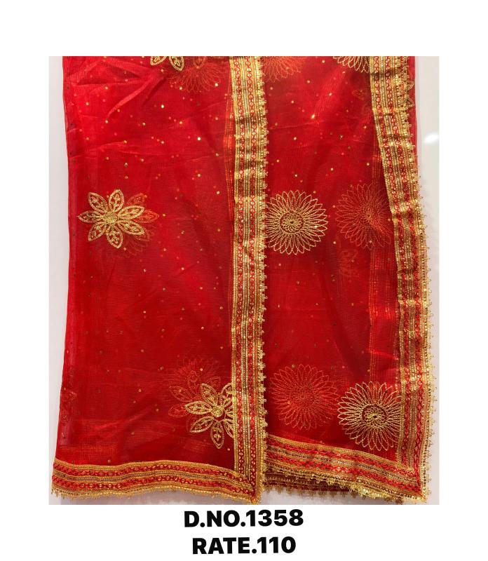 Sabella 1358 catalog red chunri surat wholesaler