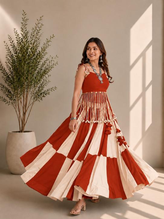 Sabella 7078 Rust catalog wholesale lehenga market in amritsar