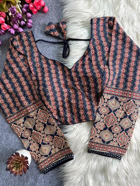 Sabella Ajrakh vol 2 catalog ajrakh blouse readymade 