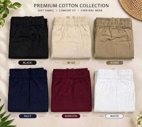 Sabella Cotton Linen bottom pant for ladies