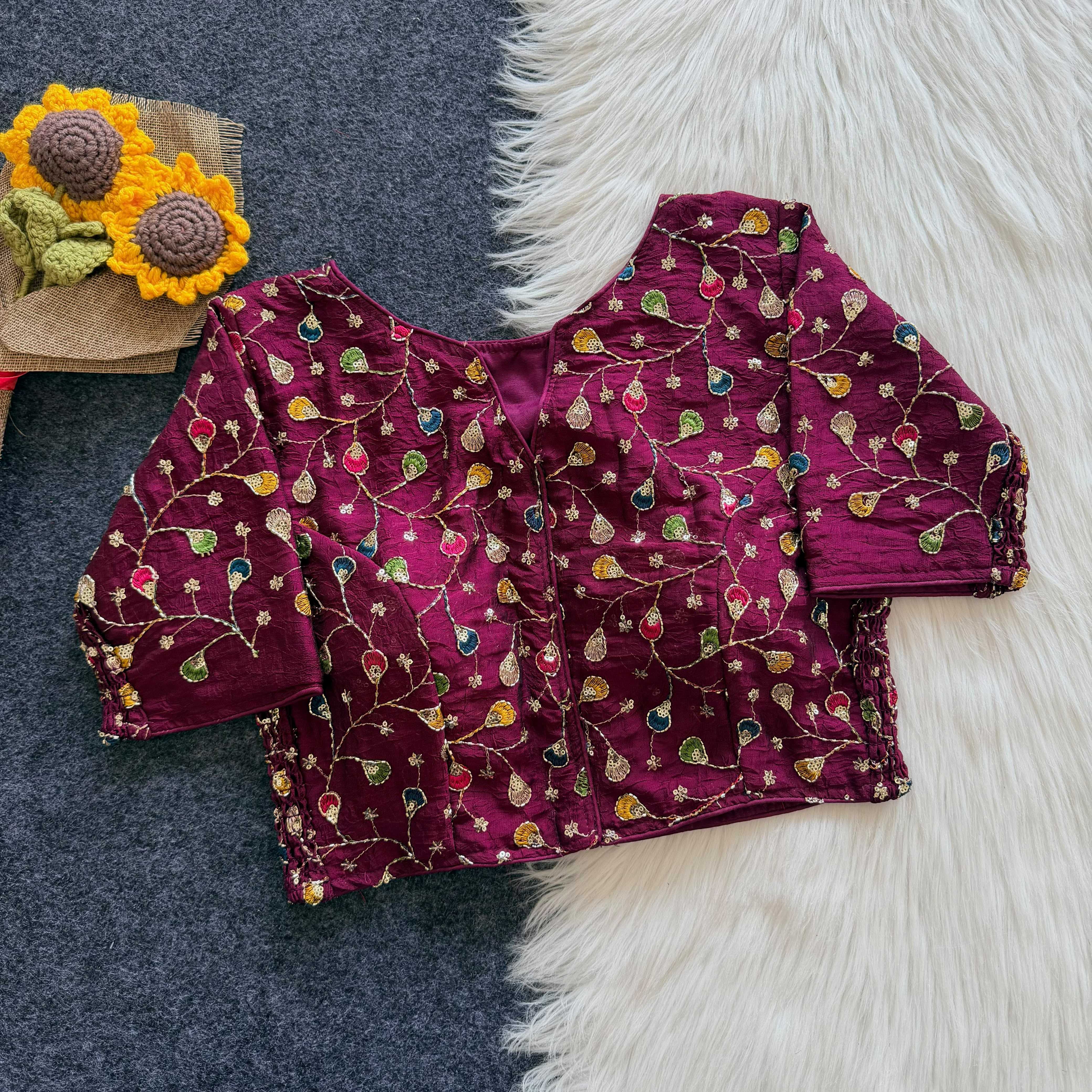 Sabella crush silk vol 3 catalog Bollywood style blouse