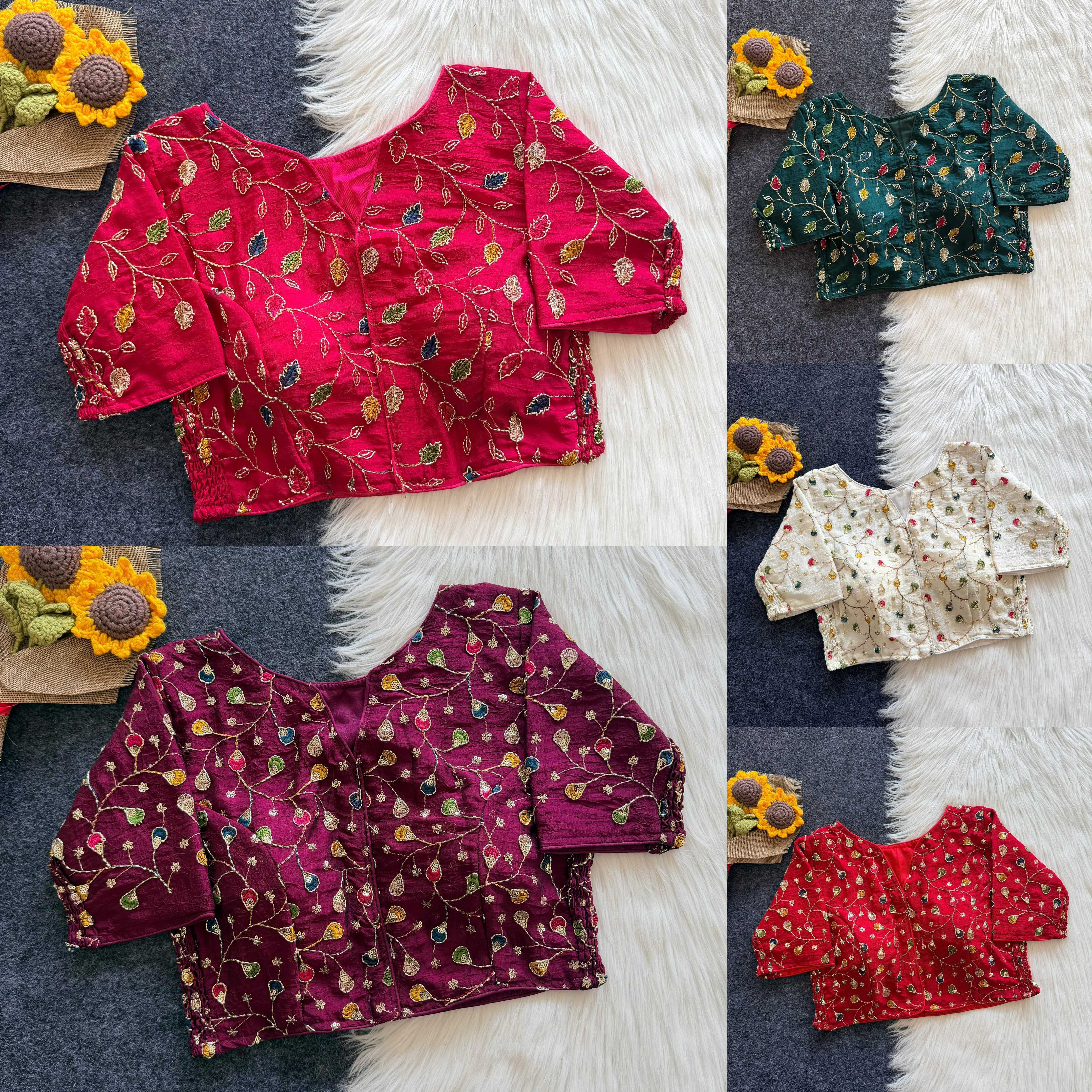 Sabella crush silk vol 3 catalog Bollywood style blouse