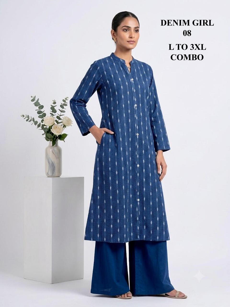 Sabella Denim Girl 1 to 8 catalog co ord set wholesale