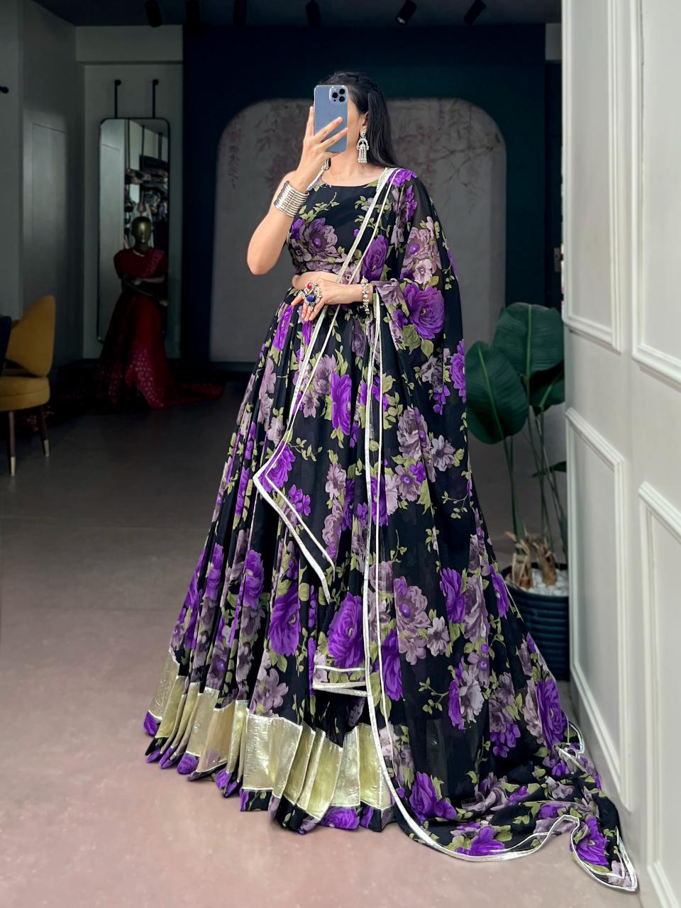 Sabella Georgette vol 12 catalog surat wholesale designer georgette lehenga choli