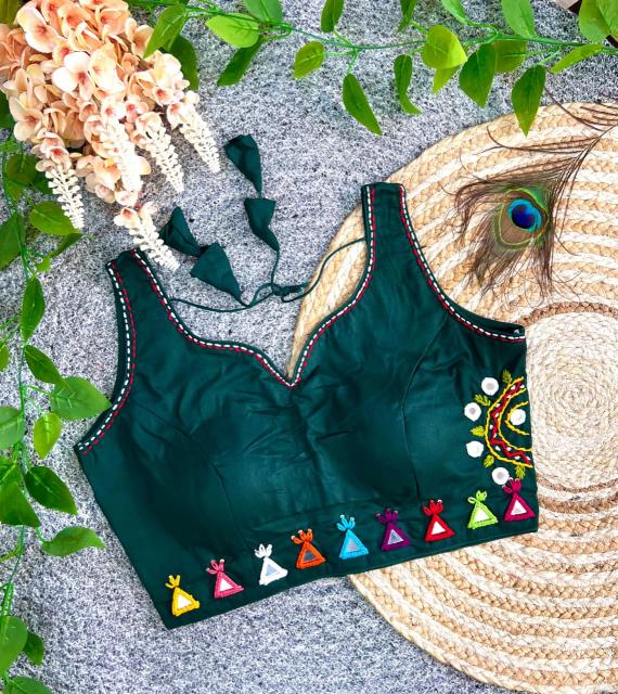 Sabella Gopi catalog mirror work readymade blouse