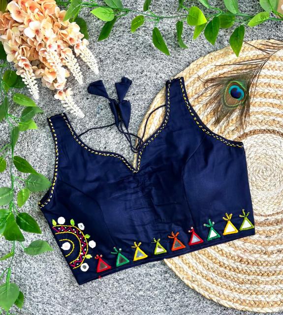 Sabella Gopi catalog mirror work readymade blouse