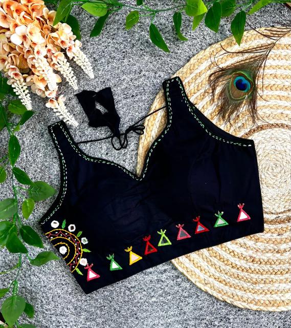 Sabella Gopi catalog mirror work readymade blouse
