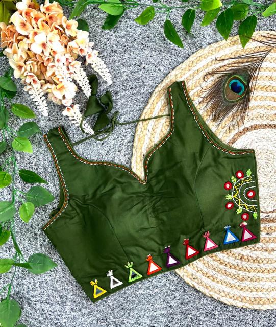 Sabella Gopi catalog mirror work readymade blouse