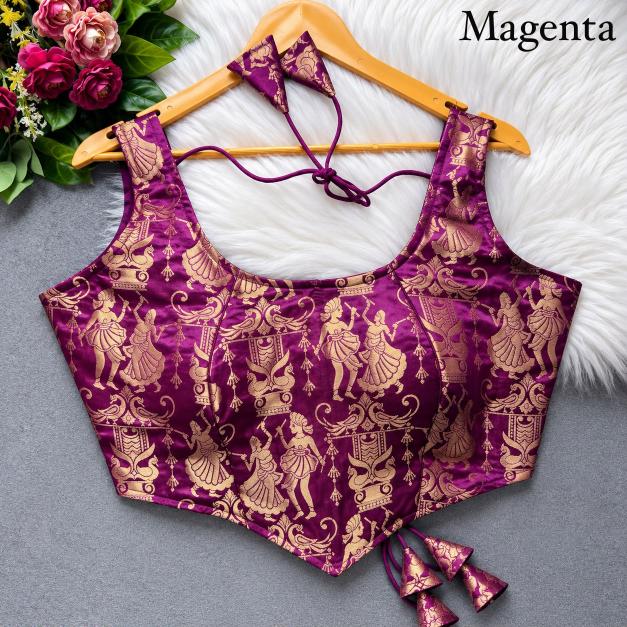 Sabella Heavy Jari Banarasi catalog redymade Banarasi blouse