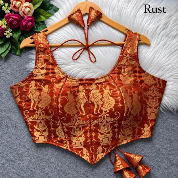 Sabella Heavy Jari Banarasi catalog redymade Banarasi blouse