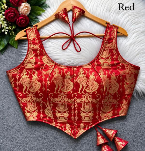 Sabella Heavy Jari Banarasi catalog redymade Banarasi blouse