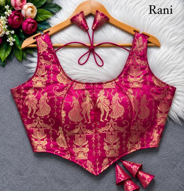 Sabella Heavy Jari Banarasi catalog redymade Banarasi blouse