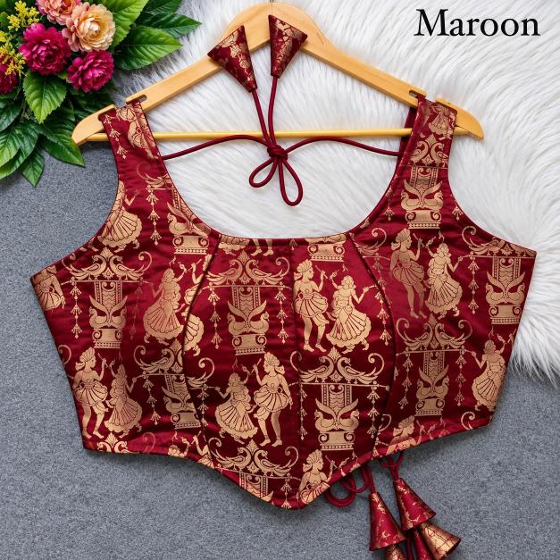 Sabella Heavy Jari Banarasi catalog redymade Banarasi blouse