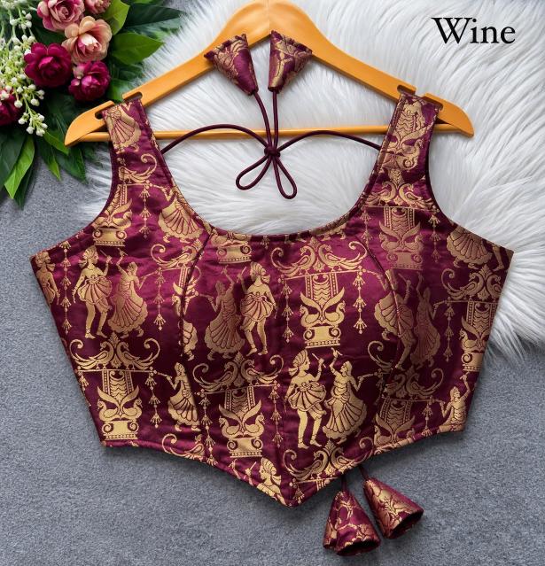 Sabella Heavy Jari Banarasi catalog redymade Banarasi blouse