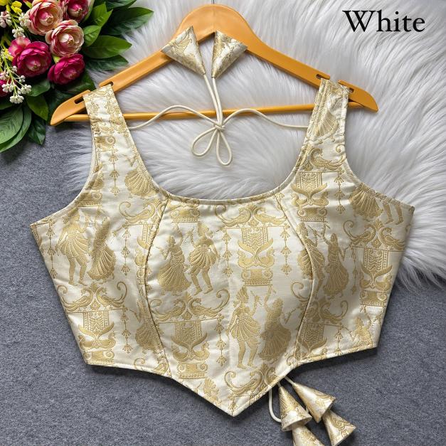 Sabella Heavy Jari Banarasi catalog redymade Banarasi blouse