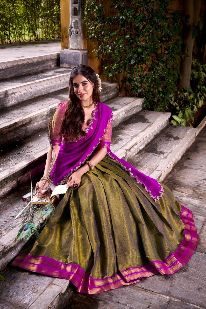 Sabella Kanchipuram vol 4 catalog lehengas wholesale in hyderabad
