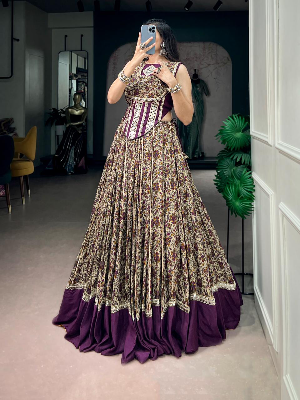 Sabella Polyester Viscose catalog wholesale lehenga market in patna