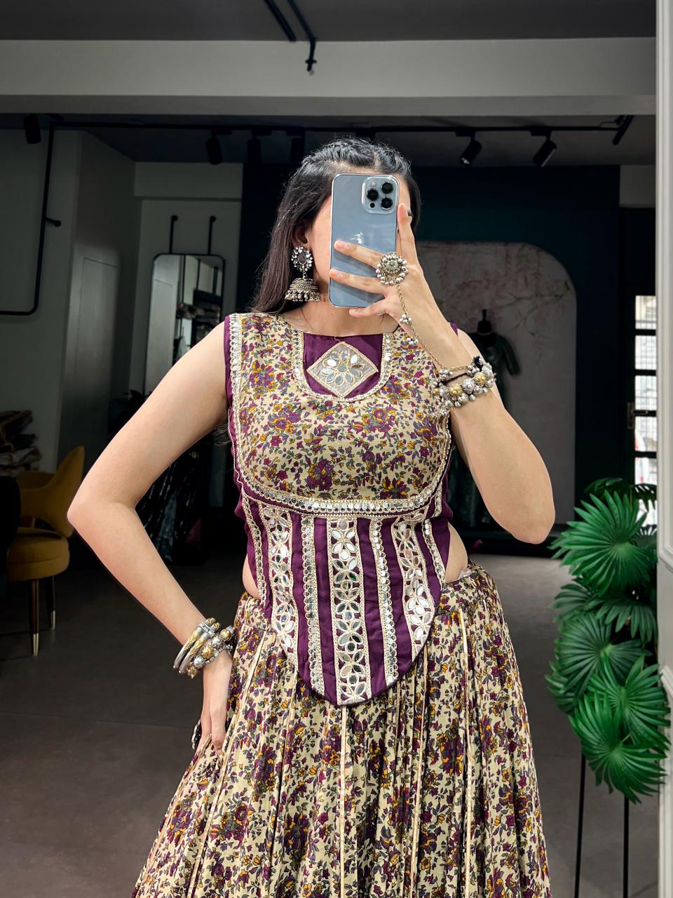 Sabella Polyester Viscose catalog wholesale lehenga market in patna