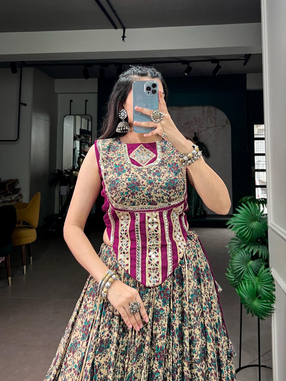 Sabella Polyester Viscose catalog wholesale lehenga market in patna