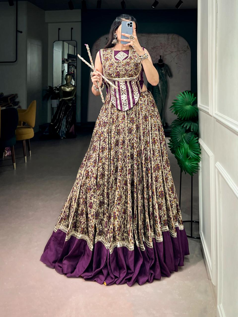 Sabella Polyester Viscose catalog wholesale lehenga market in patna