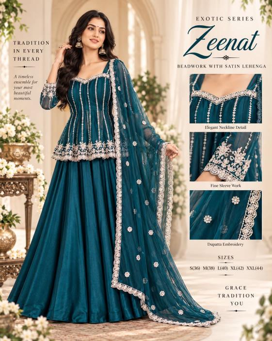Sabella Premium silk satin vol 1 catalog wholesale bridal lehenga in surat
