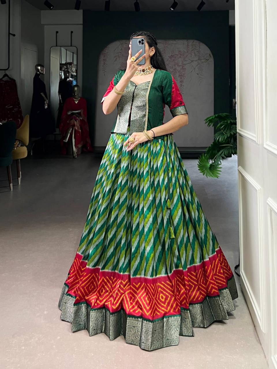 Sabella Tasar Silk vol 3 catalog wholesale lehenga online
