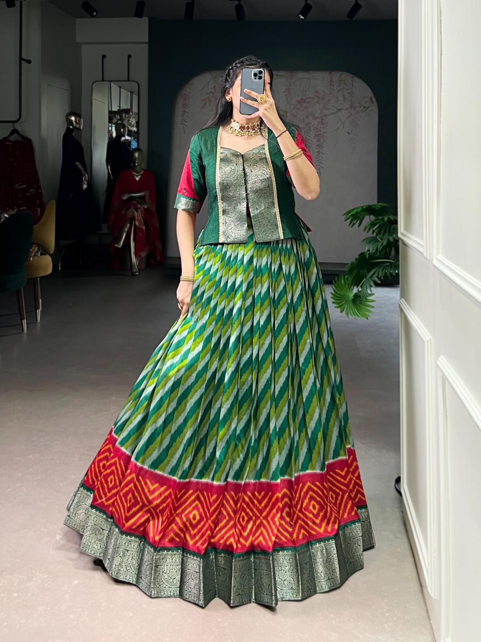 Sabella Tasar Silk vol 3 catalog wholesale lehenga online