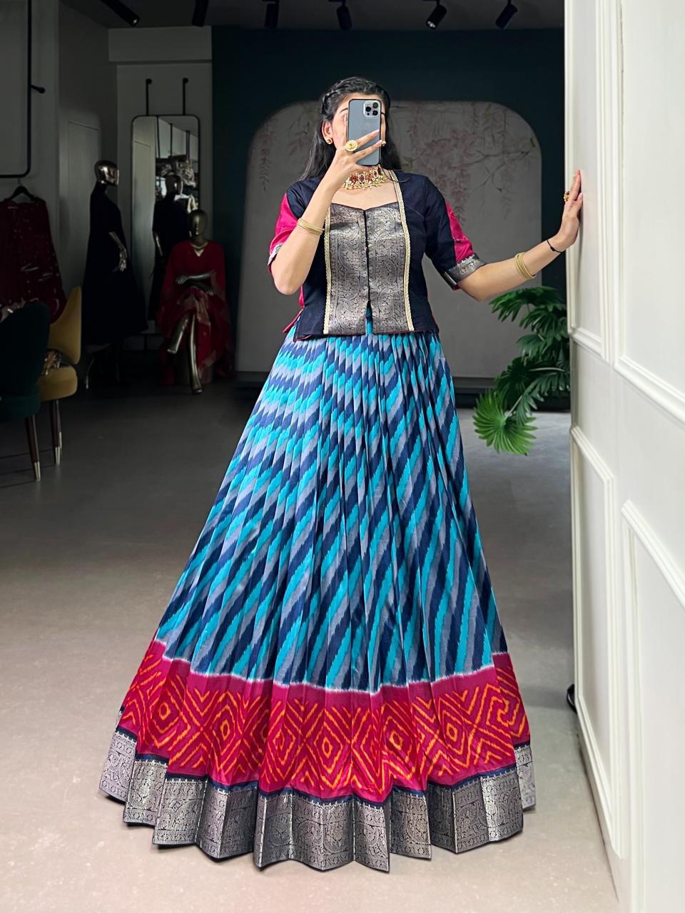 Sabella Tasar Silk vol 3 catalog wholesale lehenga online