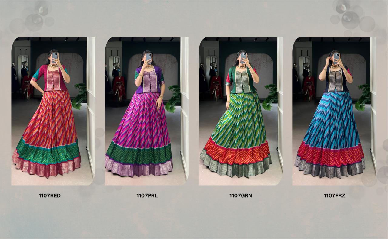 Sabella Tasar Silk vol 3 catalog wholesale lehenga online
