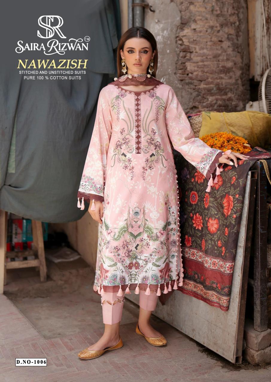 Saira Rizwan Nawazish – Karachi Dress Material Wholesale Catalog