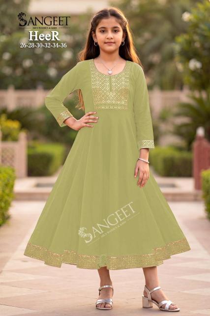 Sangeet Heer catalog latest kids wear collection