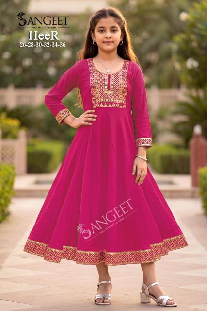 Sangeet Heer catalog latest kids wear collection
