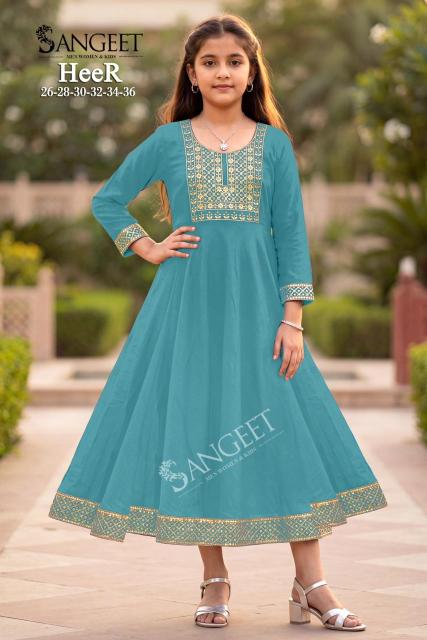 Sangeet Heer catalog latest kids wear collection