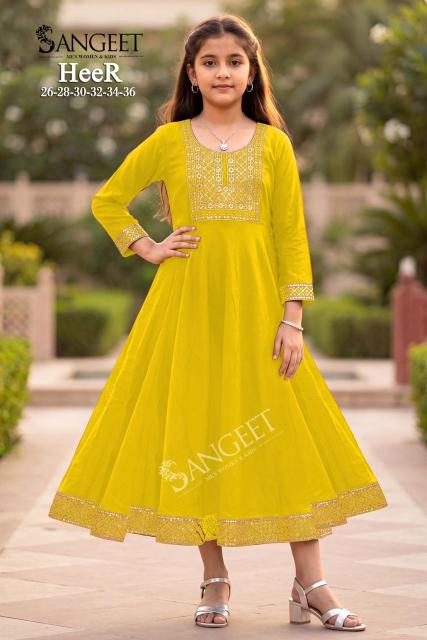 Sangeet Heer catalog latest kids wear collection