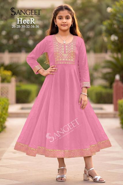 Sangeet Heer catalog latest kids wear collection