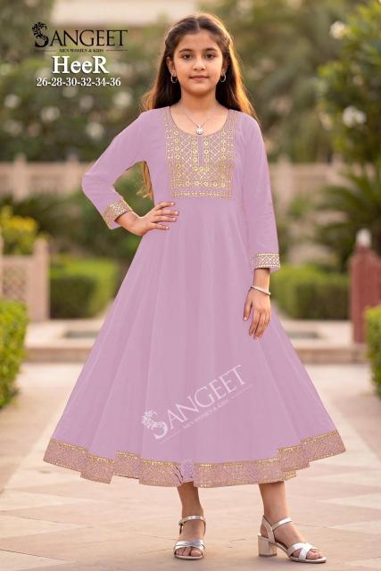 Sangeet Heer catalog latest kids wear collection