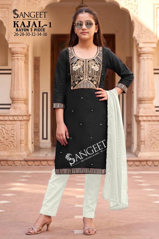 Sangeet Kajal vol 1 catalog kids wear wholesaler 