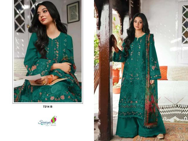Saniya 7214 catalog rj attire pakistani suits wholesaler
