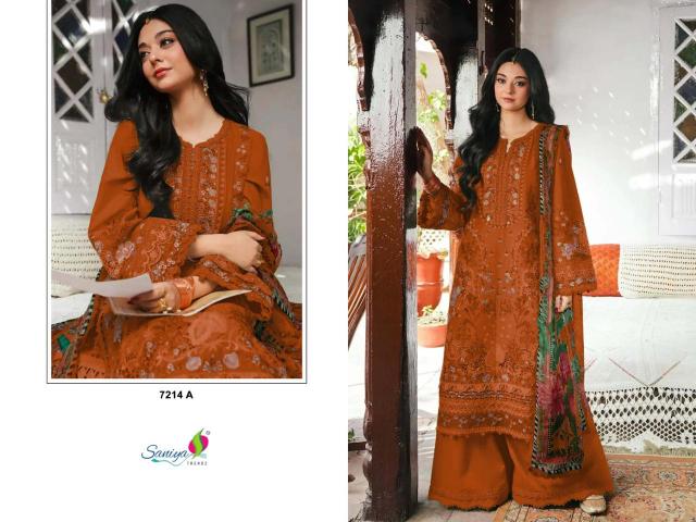 Saniya 7214 catalog rj attire pakistani suits wholesaler