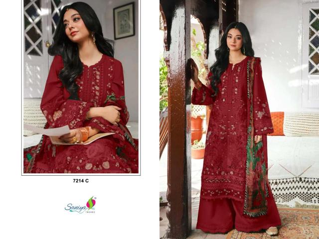 Saniya 7214 catalog rj attire pakistani suits wholesaler
