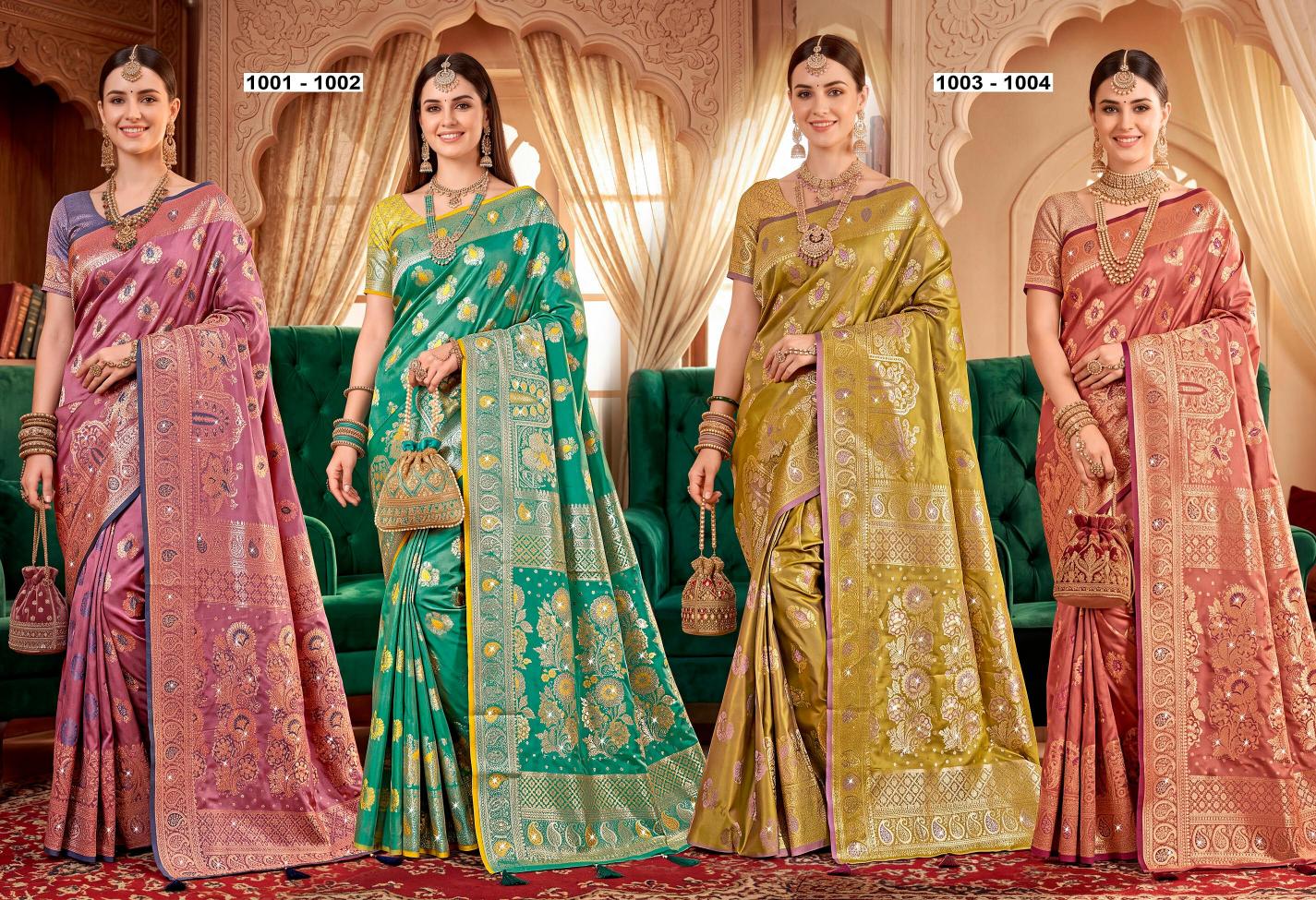 Saroj Umang satin saroski vol.1 Satin silk saree in surat with price wholesale