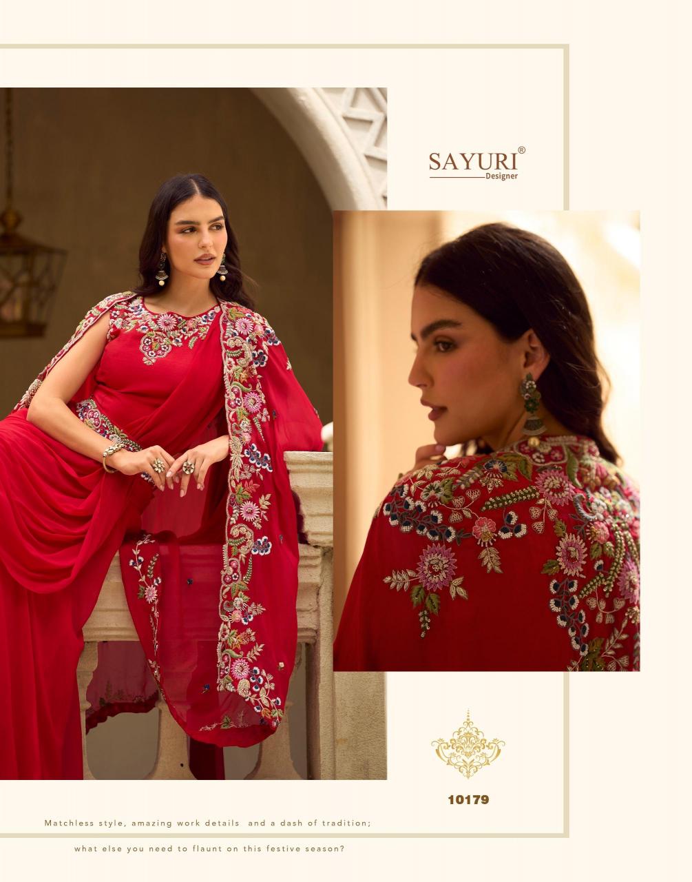 Sayuri Gauhar catalog Premium indo western dress