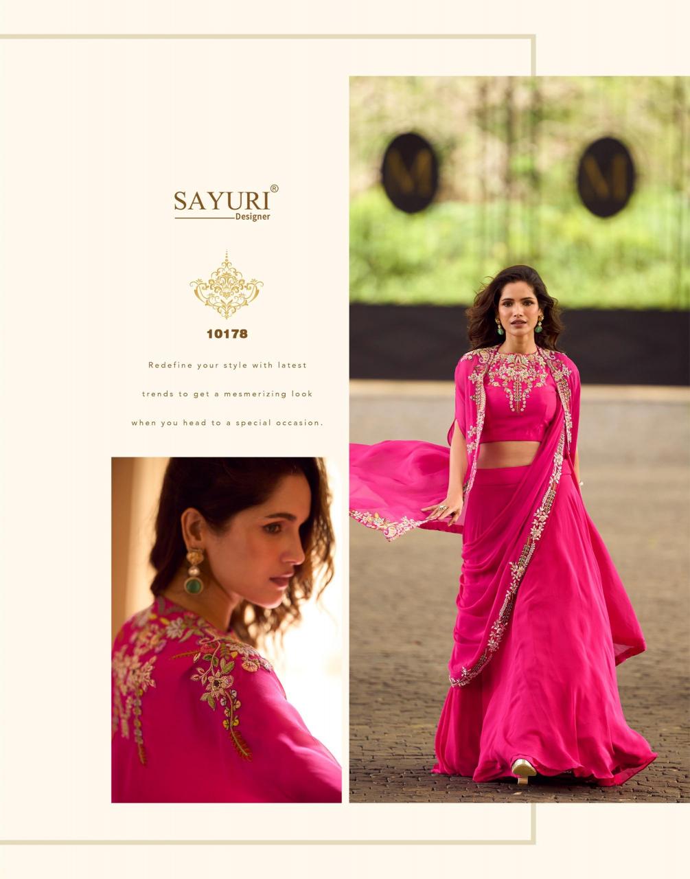 Sayuri Gauhar catalog Premium indo western dress