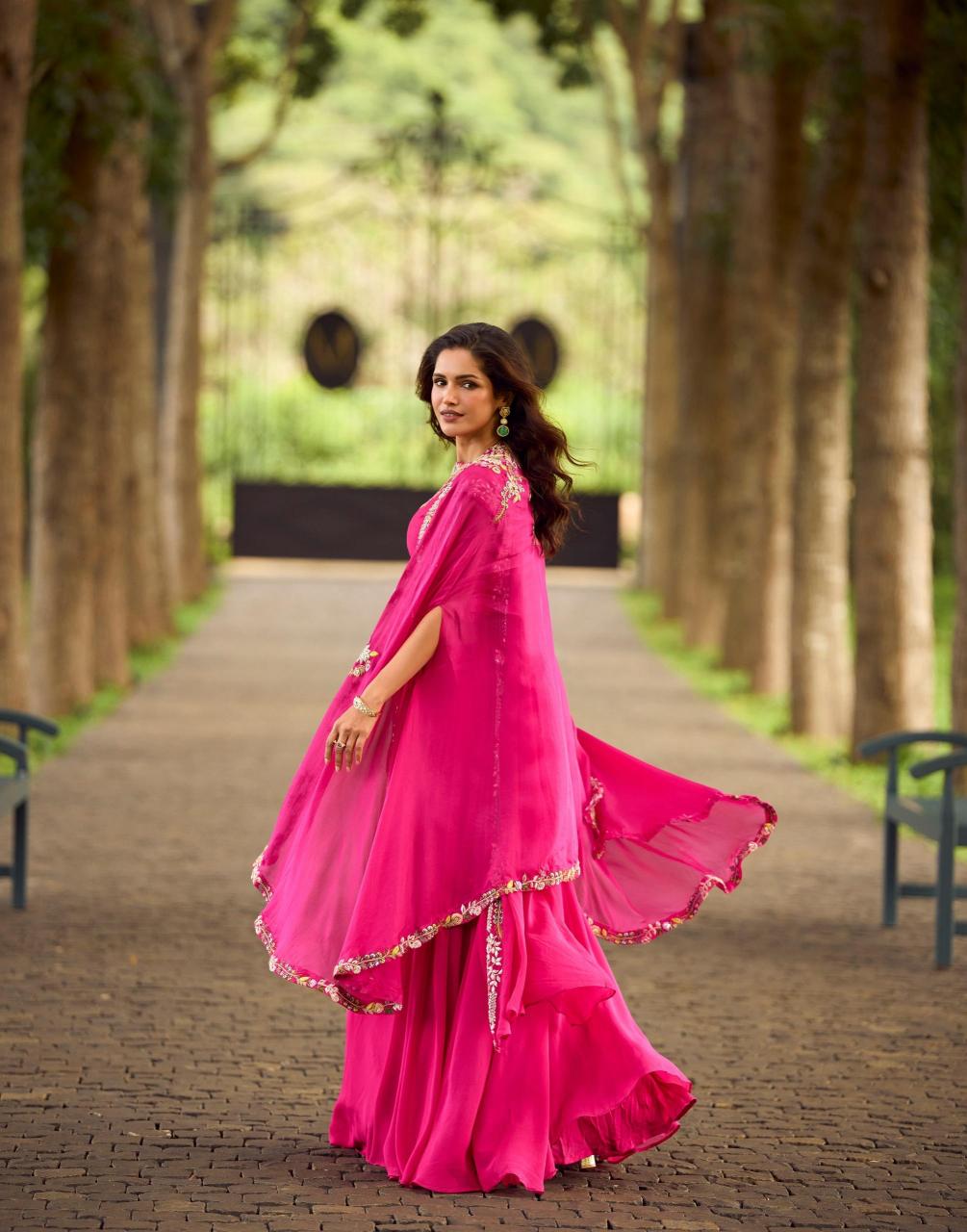 Sayuri Gauhar catalog Premium indo western dress