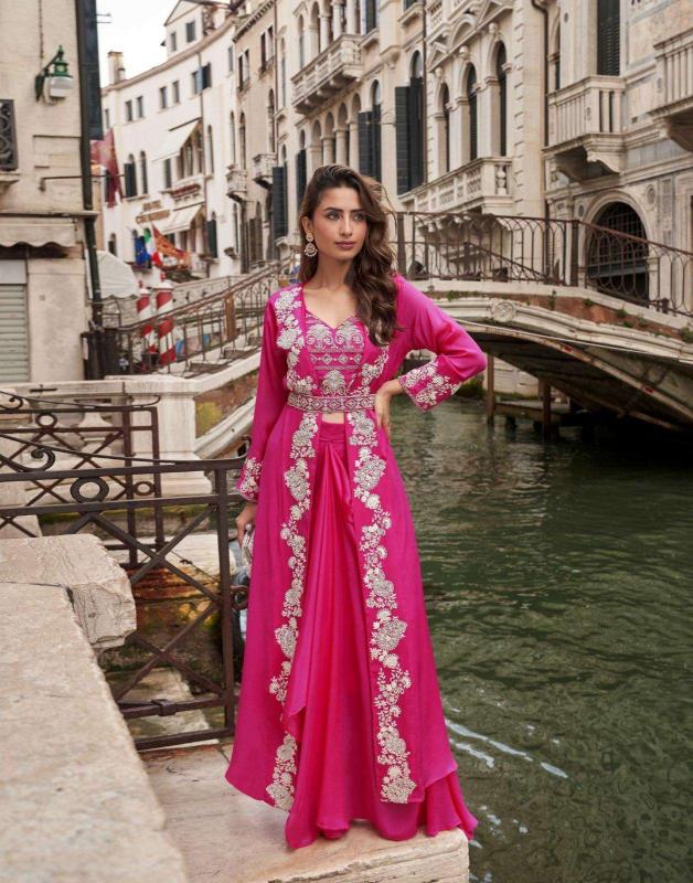 Sayuri Melodi catalog desginer premium indo western dress for festival wear 