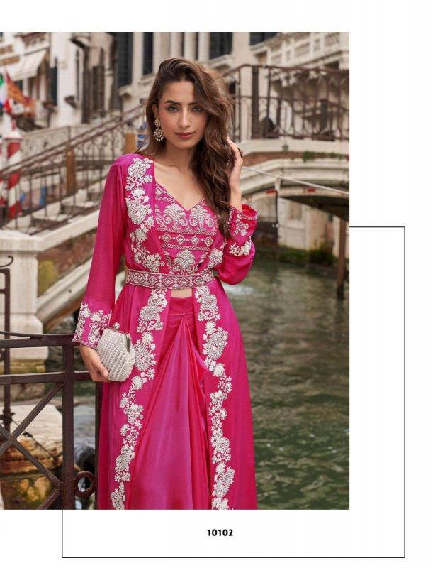 Sayuri Melodi catalog desginer premium indo western dress for festival wear 
